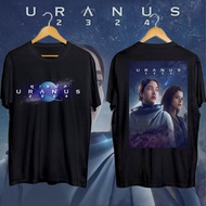 ยูเรนัส 2324 เสื้อยืดแขนสั้น เสื้อยืดพิมพ์ลายผู้ชายและผู้หญิง Uranus2324 T-shirt