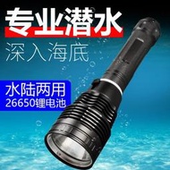 2023新款P70強光潛水手電筒LED戶外潛水救援照明專業潛水手電筒