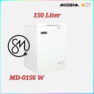 Chest Freezer Modena MD-0156 W 150 Liter MD0156W Freezer Box MD0156