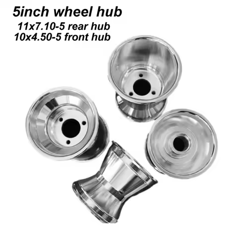 Go Kart Aluminium Alloy 5 Inch 11x7.10-5 rear wheel Rim 10*4.5-5 front Wheel Rim Fit For ATV Go-Kart