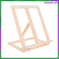 Khaki Wood Painting Easel for Painting Desktop Stand zhiymais