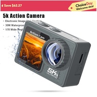 Action Camera 5k 4k Bicycle Camera Electronic Stabilizer Action Cam Wifi Sports Video Cameras Helmet