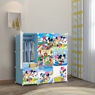 Diy wardrobe 9cube mickey/almari 9cube