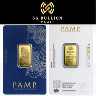 PAMP Suisse 10g Gold Bar 999.9 Lady Fortuna Sealed | Gold Bullion | 10 Gram Gold Bar SG
