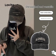 Lovito Embroidery Hat LFASCS992 Lovito Topi sulaman LFASCS992