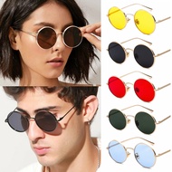 Vintage Round Sunglasses For Men Women Steampunk Sunglasses Circle Glasses Uv Protection Eyewear
