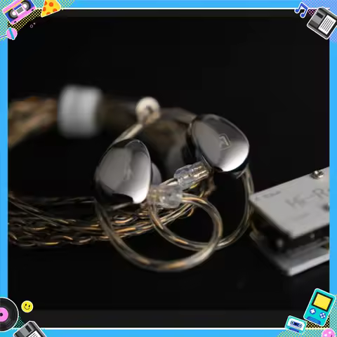SIMGOT EA500 LM Wired HiFi Earphones Dual-Cavity High Resolution Earbuds Interchangeable Sound Tube 