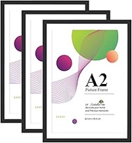 A2 Photo Frames 3 Pack Black Photo Frames A2 Frame 42 x 59.4 cm