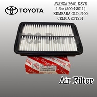 Japan Air Filter Toyota Avanza F601 1.3cc (2004-2011) Celica ZZT231 Kembara Old J100 NO-DVVT (1998-2