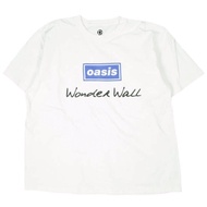 ADAM ET ROPE OASIS Wonderwall 限量版 Oasis 歌曲歌詞 T 卹 GMM79070 XL 白色短袖上衣 [二手] [ADAM ET ROPE]