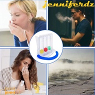 JENNIFERDZ 3 Balls Breathing Trainer, 3 Balls Soft Breath Measurement System, Deep Breathing Exercis