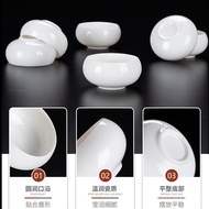 Set Tea Set Household Small Tea Cup Luxury White Kung Fu Living Room xyt Teapot Light Lanolin Jade H