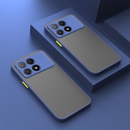 Xiaomi Poco F6 X6 X5 Pro X4 GT X3 NFC M5 M4 M3 M6 Pro F5 Pro F3 F4 用耐衝撃アーマーマットケース バンパー耐衝撃電話カバー J ブルー