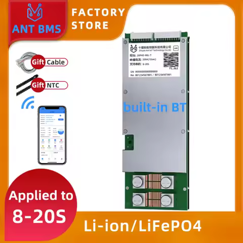 ANT 72V 400A Smart Bluetooth BMS 8S 20S 30S Relay Lithium Battery Protection Board 48V 96V 126V