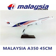Malaysia Airline A350-900 Airbus Model 45cm long Display House decorations boy gift