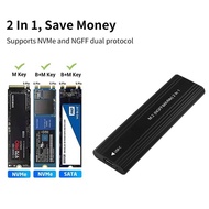 M.2 TISRHIC Drive NGFF NVME Enclosure SSD 1.8Inch Hard Disk External Case for Gaming PC Laptop TV P