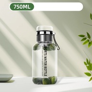 In Stock 2L Large Capacity Glass Water Bottle Transparent Milk Juice Cup Outdoor Portable Leakproof