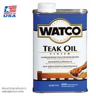 น้ำยาเคลือบไม้ ปกป้องผิวไม้ เนื้อไม้ สำหรับไม้เนื้อแข็ง ชนิดใส WATCO Teak Oil Finish Clear