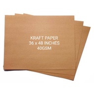 1pc 36x48 Kraft Paper 40gsm gift wrapping baking souvenirs