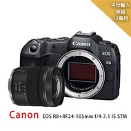 【Canon】EOS R8+RF24-105mm f/4-7.1 IS STM*(平行輸入)~