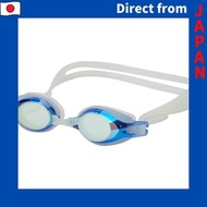 FINA Approval] arena (Arena) Swimming goggles for junior [Trenty] Yellow × Clear × Blue × Clear Free Size Mirror Lens Anti-glare (Linon function) AGL-4300MJ