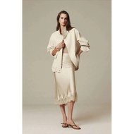 DPS Genuine Korean Dongdaemun Korea Daigou elborn Satin Lace Fishtail Skirt coco m.moi Long