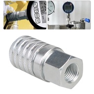 【HE NEW】Steel Hydraulic Test Port Connect Fitting 1/8 Body 1/4 NPTF For Parker PD242