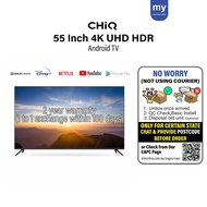 CHiQ 55 INCH 4K UHD HDR Android TV U55G7N