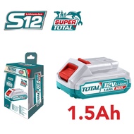 [ TOTAL ] (TBLI12151) 12V Li-Ion Battery Pack | 1.5Ah Rechargeable Battery