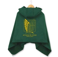 jubah anime attack on titan batwing/attack on titan SNK cosplay
