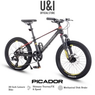 TRS Picador Aluminum Mountain Bike - Shimano 1x8 Speed (20")