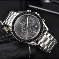 Omega Omega Speedmaster series quartz movement date display Chronograph men's watch Rui watch 42mm 18k gold case 18k gold strap