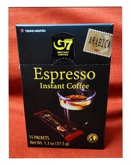 G7 Espresso coffee กาแฟ เอสเปรสโซ่ กล่อง 15 ซอง ล็อตใหม่