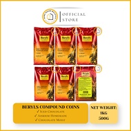 BERYLS COMPOUND CHOCOLATE COINS/ DARK CHOCOLATE COIN/ MILK CHOCOLATE COIN/ WHITE CHOCOLATE COIN 1KG 