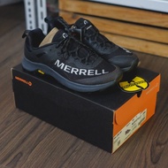 Merrell Long Sky Vibram Full Black | Sepatu Outdoor Trail Run