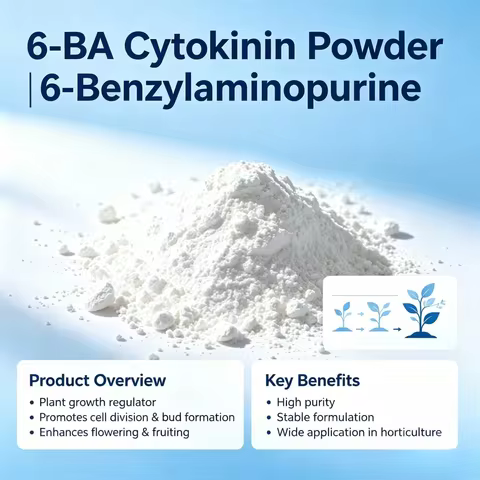 6-BA Cytokinin Powder 6-Benzylaminopurine Plant Growth Regulator for Garden Farm Promote Division Ge