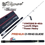 Viper Venom WRATH OF VENGEANCE Rod Spining 722 butt joint / VIPER Venom Wrath Of Vengeance