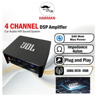 DSP PLUG & PLAY ANDROID PLAYER 4CH DSP Power Amplifier Power Boost Amp Of All Android player JBL