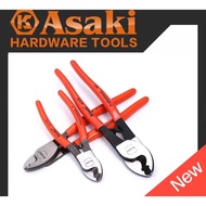 [Asaki Tool] HIGH QUALITY CABLE CUTTER WIRE CUTTER SIDE SNIPS FLUSH PLIERS WITH PVC HANDLE
