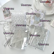 UAENAU TN Notebook Cover, PVC  Ins Journal Cover, with Zipper Pocket Polka Dots Print Journal Cover