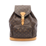 LOUIS VUITTON Montsouris GM 背包包 M51135 Monogram 帆布皮革二手 LV