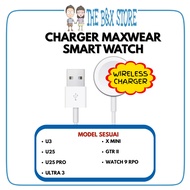 Maxwear U3 / U25 / U25 PRO / ULTRA 3 / X MINI / GTR II / WATCH 9 PRO Wireless Charger Charging Cable