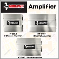 Mohawk MT Series MT120.1 2 Channel / MT240.4 4 Channel / MT500.1 Monoblock Power Amplifier Car Ampli