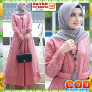 Gmis Kekinian Games Mother Mother Dress Party Invitation Dres Drees Teenagers Adult Gamis Syari Dres