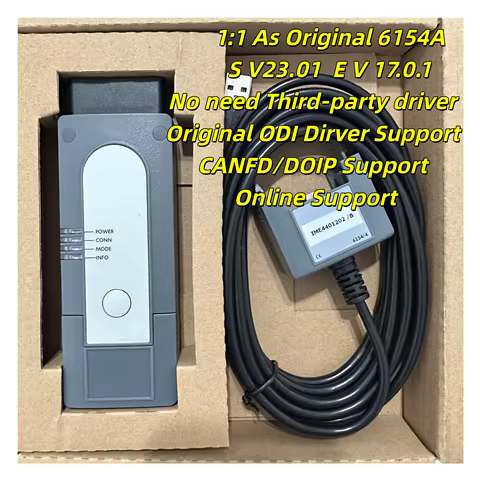 6154A 1:1 as Original Support Online DoIP CAN FD 6154A V23.01 V17.0.1 Engineering Software fit for V