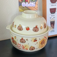 Combo of 2 Cute Thick Capy Bara Porcelain Bowls Bowls for Noodles and Soup D05 Snails for Sale