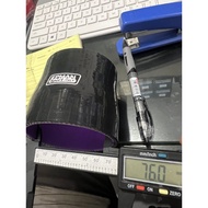 SILICONE EPMAN 3 INCH TO 2.75 INCH BLACK 4 PLY