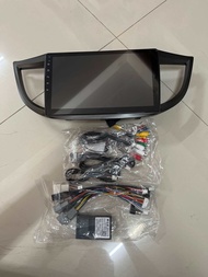 3995บาท จอ 10นิ้ว แรม4 รอม 64 จอ 2K CarPlay พร้อมหน้ากากปลั๊กตรงรุ่น CRV G4 2012-17 จอติดรถยนต์
