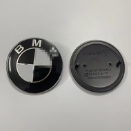 Suitable for BMW Original Car Logo Original Factory Black Background Front Rear Logo 82mm74mm Hood T