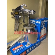 SPRAY GUN MEIJI F75 TABUNG BAWAH SPET SEMPROTAN CAT KOMPRESOR ANGIN ORIGINAL JAPAN